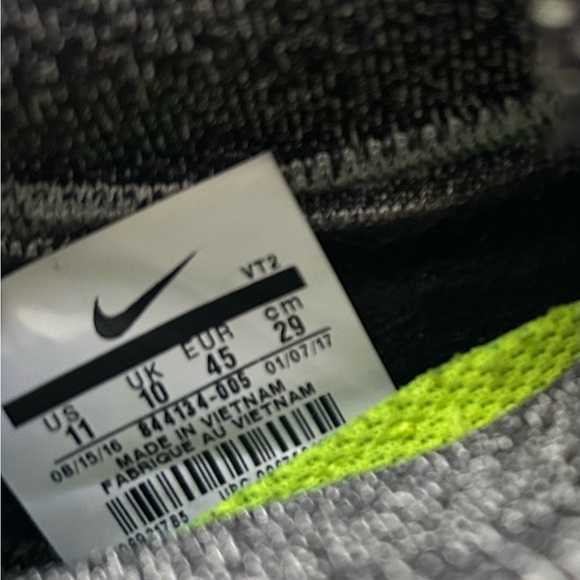 Nike Men’s Zoom All Out Flyknit 'Wolf Grey' Size 11 - Picture 7 of 7
